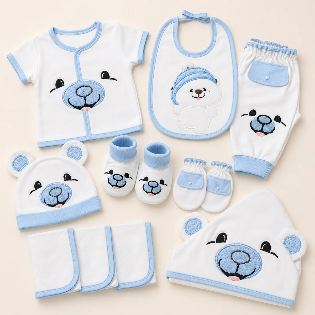 Newborn Bear Gift Set 10 Pieces — photo 2