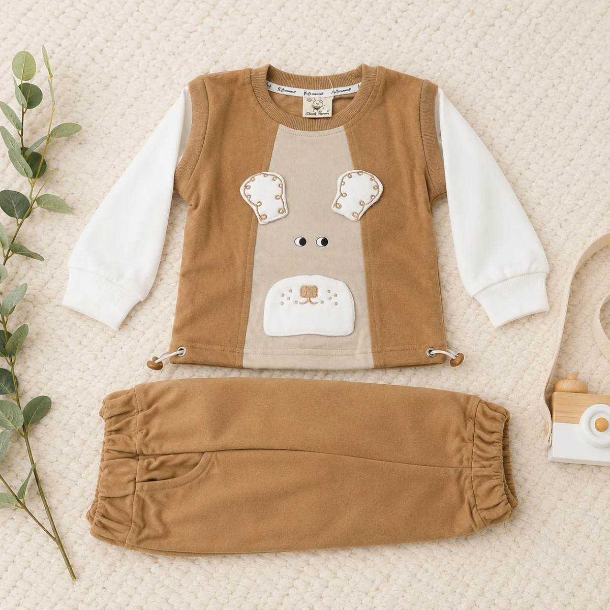 Little Bear Winter Tracksuit Set For Baby Boys