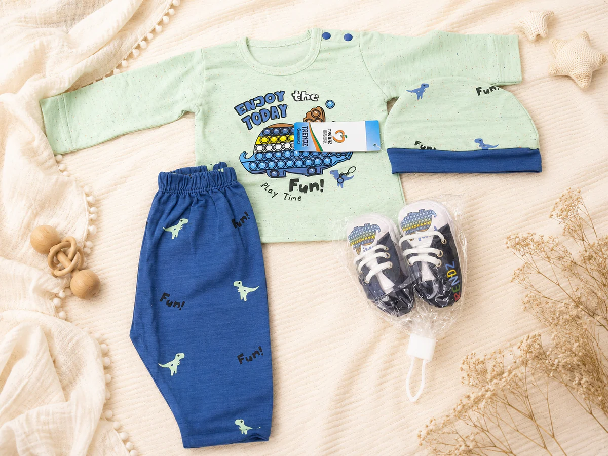 Baby Dino Fun Outfit Set