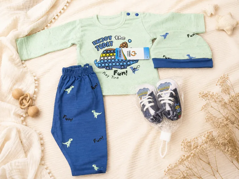 Baby Dino Fun Outfit Set