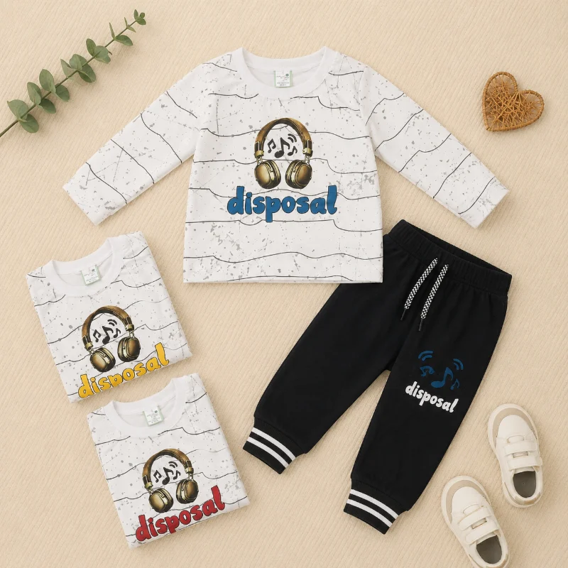 Baby Boy Music Headphone Winter 2-Piece Set
