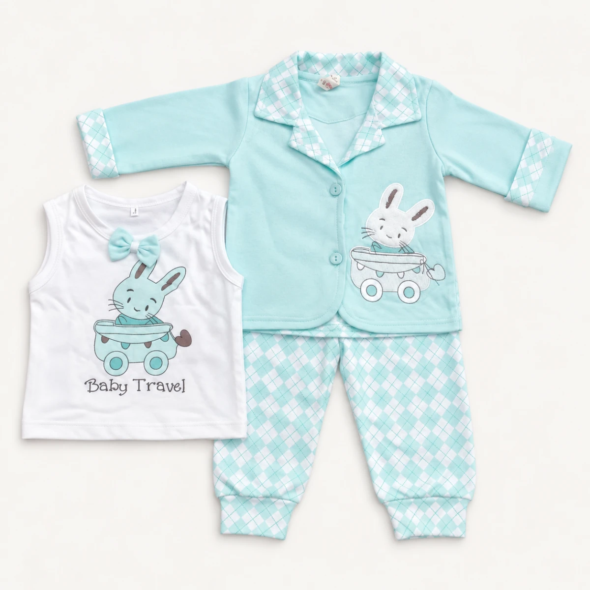Baby Bunny Travel Winter 3-Piece Outfit Set โ photo 2