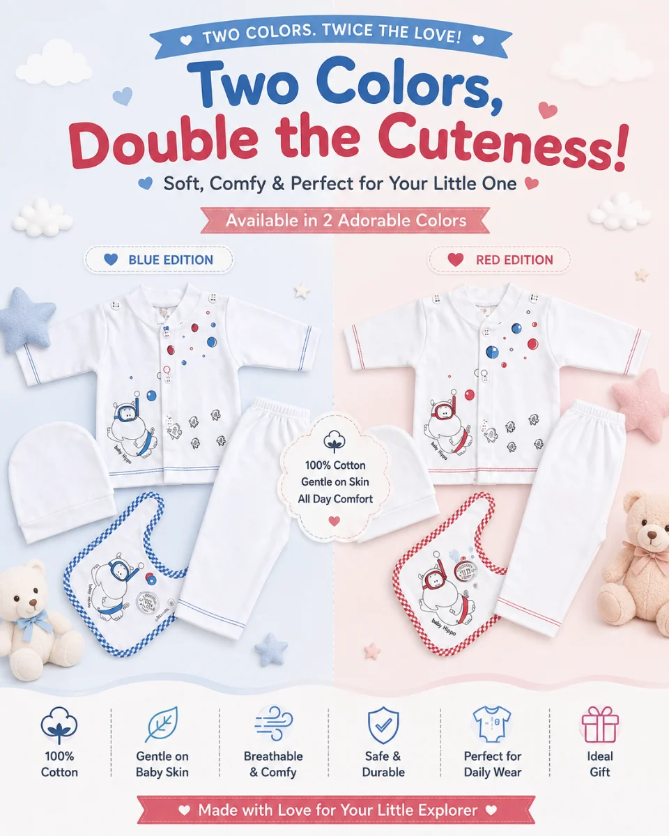 Baby Hippo Newborn Essential Set — photo 2