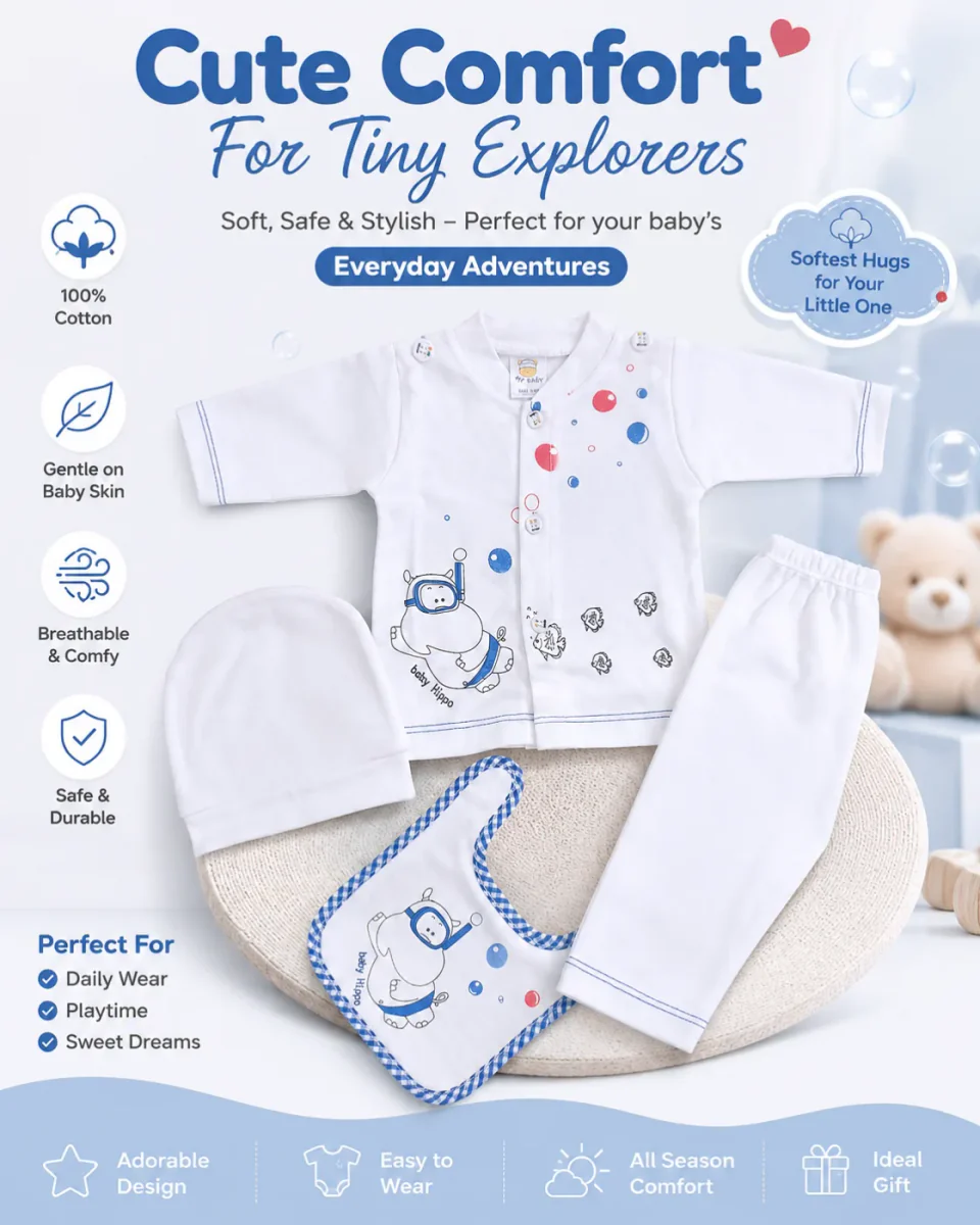 Baby Hippo Newborn Essential Set